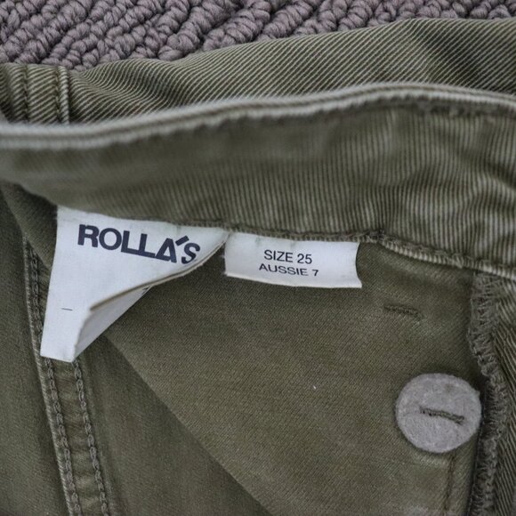 ROLLA'S Sailer Jean - Army Green NWOT Size 25 - Picture 8 of 8